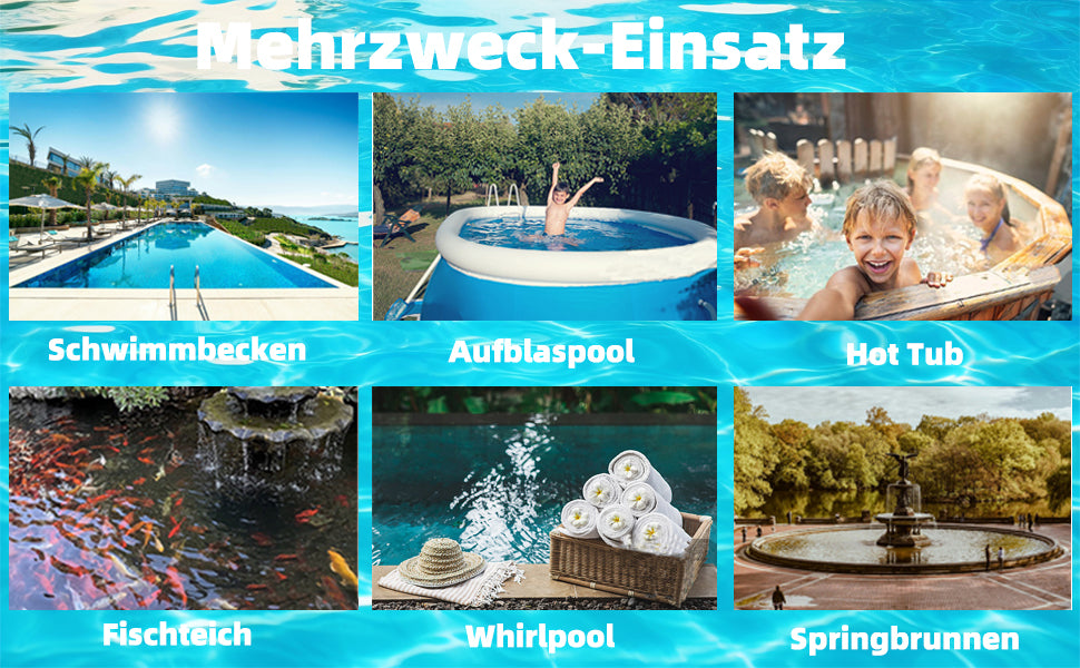 Poolbürste für Folienpool 17,5″, Pool Bürste, Poolbesen, Poolbürste für Folienpool, Poolbürsten, Pool Reinigungsbürste für Schwimmbad Bürste Pool, EZ Clip Aluminiumgriff, Nicht mit Teleskopstange