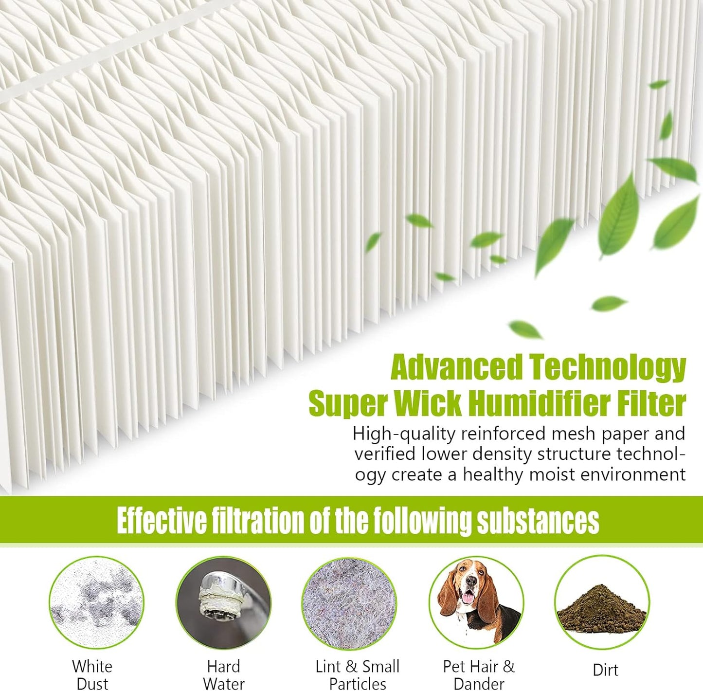 1043 Super Wick Humidifier Filter Replacement for Essick Air AirCare Bemis Essick Compatible with EP9500 EP9700 EP9800 EP9R500 821000 826000 826600 826800 826900 831000 EP9R Humidifiers