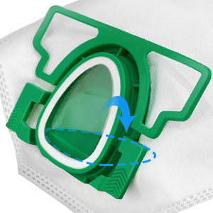 ROMIVO Vacuum Cleaner Bags Compatible with Vorwerk Kobold VK200 FP200, 5-Ply Microfleece Dust Bags, Premium Bag Suitable for Vorwerk Kobold VK 200 FP 200 (with 1 Brush)
