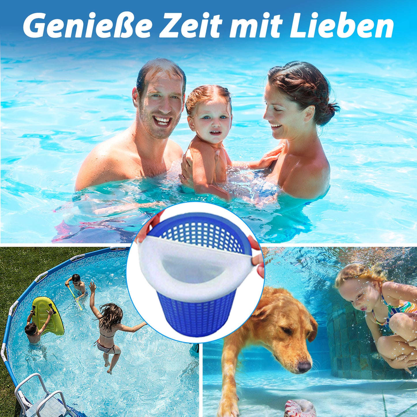 Pool Skimmer Socken, 50 Stück Schwimmbad Skimmer Socken, Poolfilter Netz Wiederverwendbar für Schutz Pumpe,Filteranlage, Körbe und Skimmer,Pool Filter Saver Socken Netz