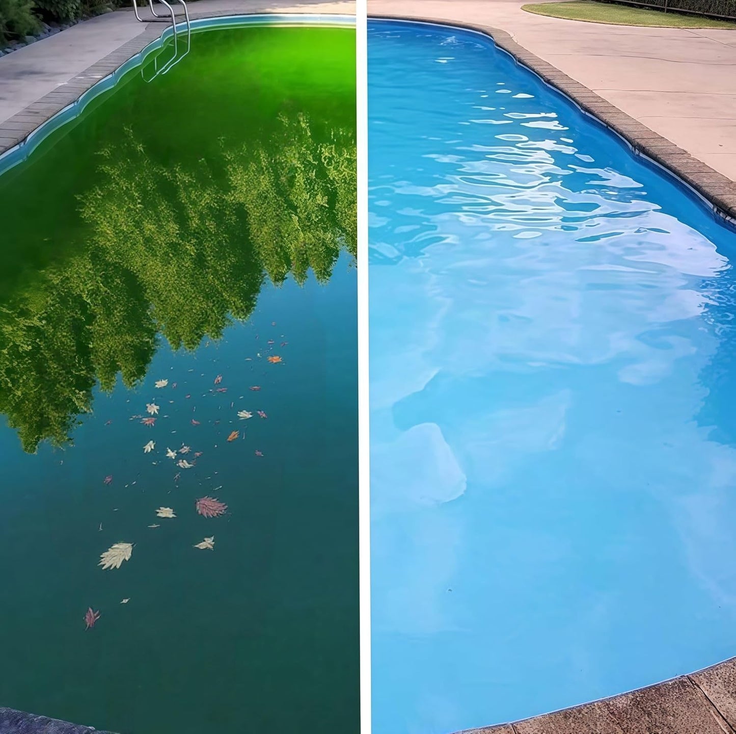 Poolbürste für Folienpool 17,5″, Pool Bürste, Poolbesen, Poolbürste für Folienpool, Poolbürsten, Pool Reinigungsbürste für Schwimmbad Bürste Pool, EZ Clip Aluminiumgriff, Nicht mit Teleskopstange