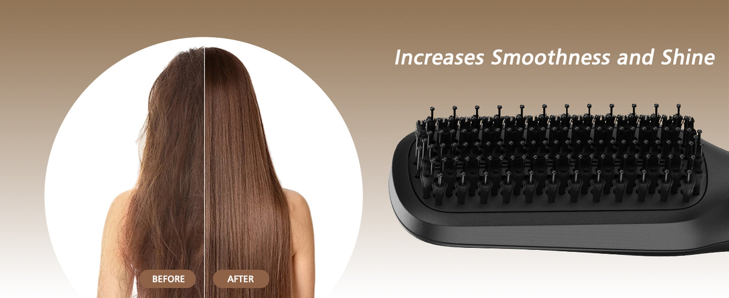 Auto Airwrap Hair Styler & Dryer, 5 in 1 Multi Styling Hot Air Dryer Brush Curler for Hair, High Speed 110000 RPM Negative Lonic Frizz-Free, Fast Drying Curling Volumizing Straightening Magic Styler