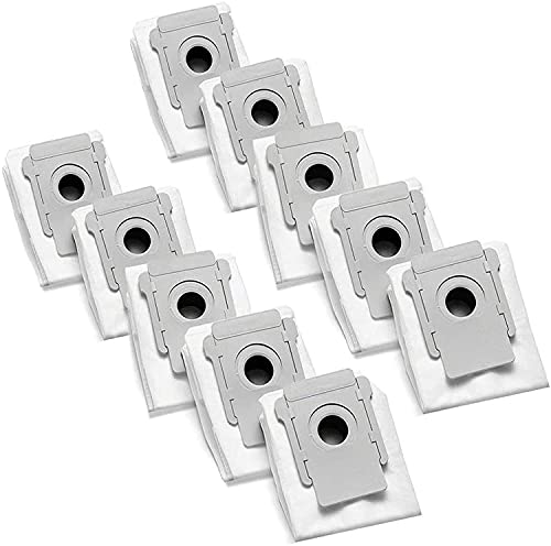 10 Stück Staubsaugerbeutel für iRobot Roomba i7 i7+ i7Plus, i8, i8+, i3, i3+, i4, i4+, i6, i6+, s9, s9+, s9Plus Clean Base Absaugstation Staubbeutel Ersatzteile Beutel für iRobot Saugroboter
