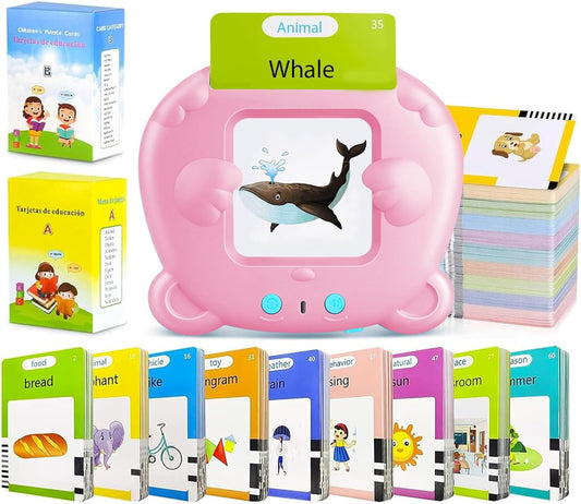 Talking Flash Cards for Toddler 1-6 Year Olds, Learning Montessori Toys with 510 Sight Words, Pocket Speech for Toddlers Therapy Toys, Children's Sensory Preschool Learning Educational Birthday Gifts