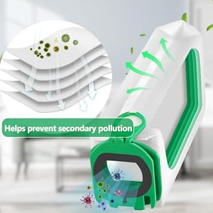 ROMIVO Pack of 12 Vacuum Cleaner Bags Compatible with Vorwerk Kobold VB100 FP100 VB 100 FP 100, Premium Filter Bags Replacement Dust Bags for Kobold VB100 Vacuum Cleaner Bags