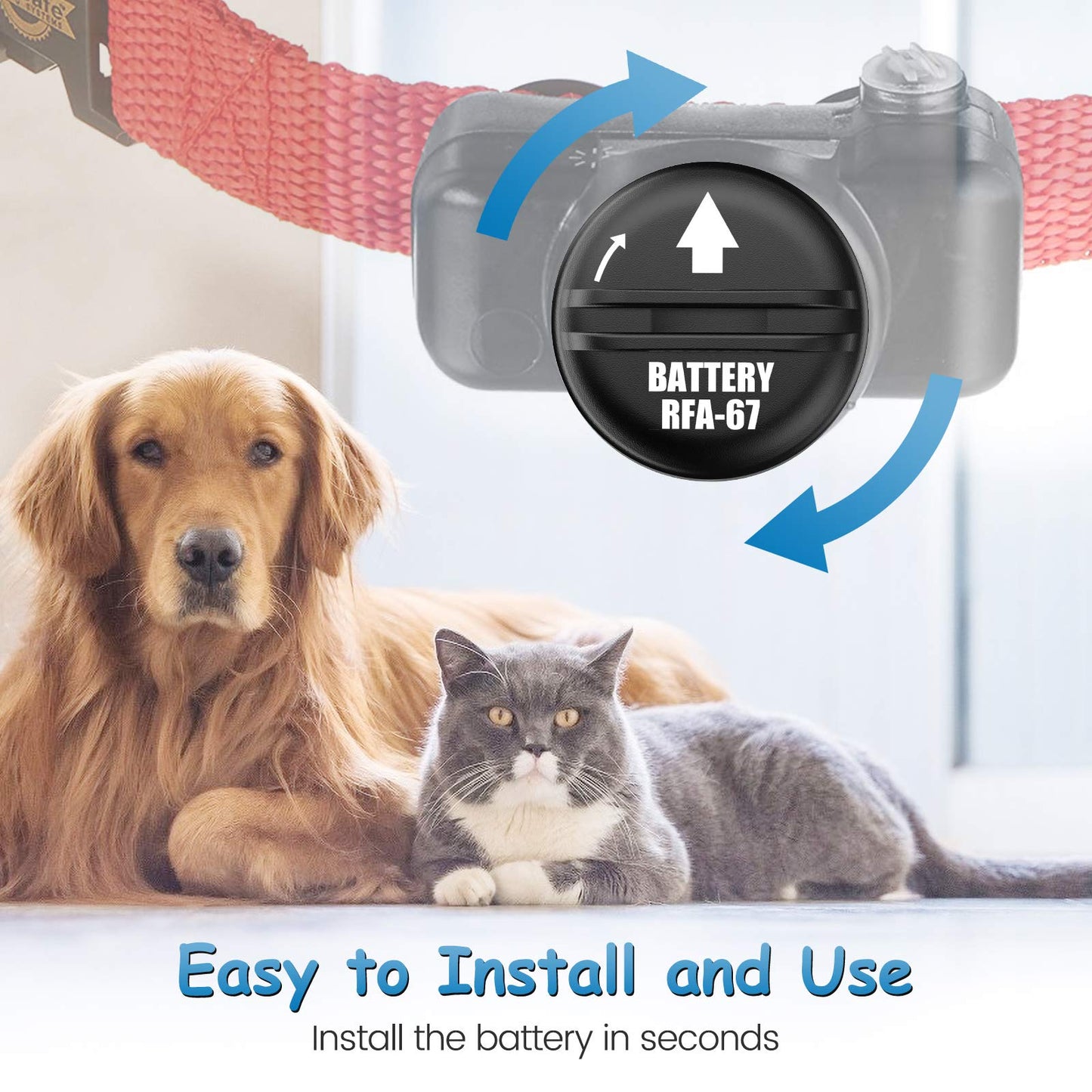 KGC RFA-67 6 Volt Replacement Dog Collar Batteries, Ultra Fit PIF-300 RF300 PIF-275-19 PRF-3004W PUL-250 PUL-275 PIG00-13661 PBC-102, Compatible with PetSafe RFA 67 Battery (10 Pack)