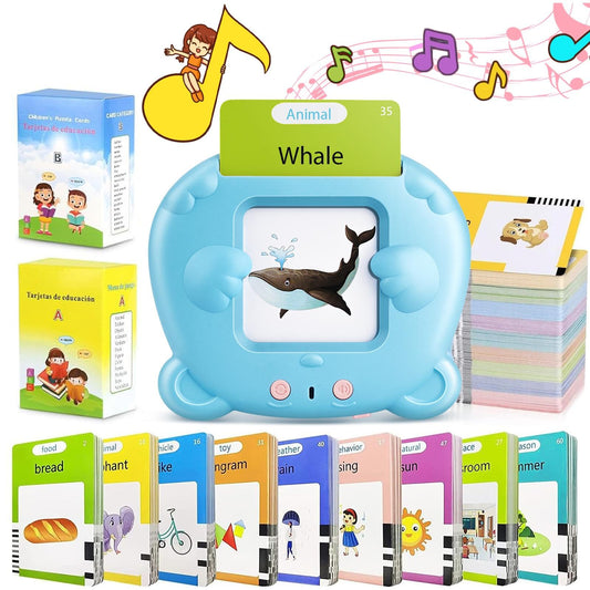 Kids Toddler Talking Flash Cards with 510 English Sight Words, Learning Montessori Toys, Speech Therapy Toys, Learning Educational Toys, Birthday Gifts for Age 1 2 3 4 5 6 Year Old Boys and Girls