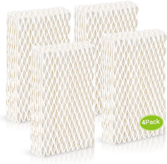 WXFANA 4 Pack WF813 Humidifier Filters Wick Replacement Compatible with ReliOn RCM-832 RCM-832N WF813 DH832 ProCare PCWF813 Equate EQWF813 EQ-2119-UL Duracraft DH-830 Cool Mist Humidifier Filters