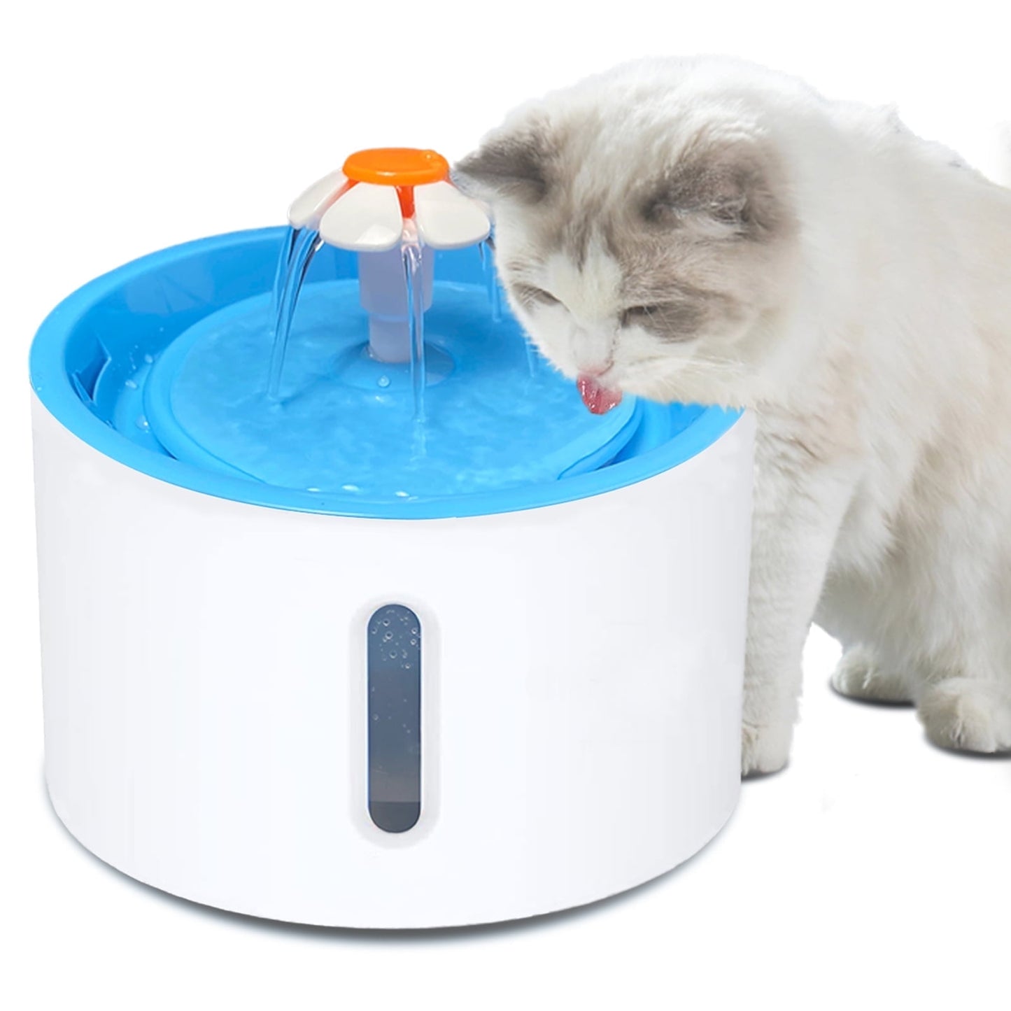 KGC 95oz/2L Pet Fountain Automatic with filter for Cat Dog Multiple Pets Water Dispenser
