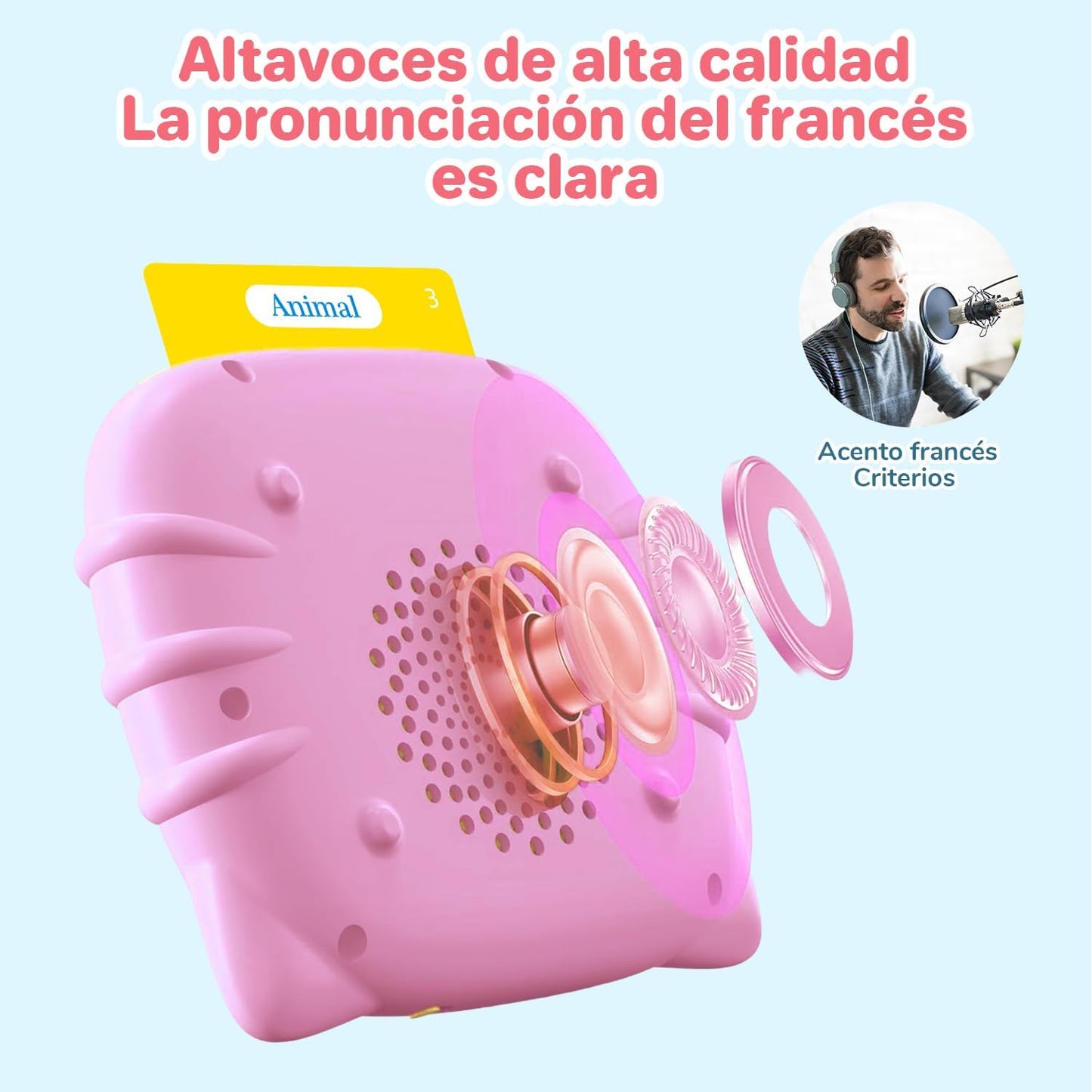 Spanish & English Talking Flash Cards for Toddler 1-6 Year Olds, Learning Montessori Toys with 510 Sight Words, Speech Therapy Toys, Children's Sensory Preschool Learning Educational Birthday Gifts