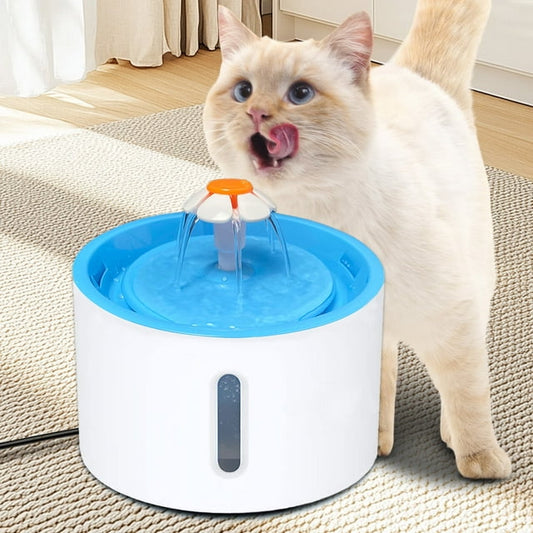 KGC 95oz/2L Pet Fountain Automatic with filter for Cat Dog Multiple Pets Water Dispenser